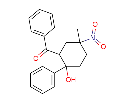 1-Phenyl-2-benzoyl-4-methyl-4-nitro-cyclohexanol-<sup>(1)</sup>