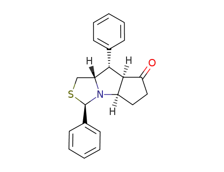 (3R,4aR,7aR,8S,8aS)-3,8-Diphenyl-hexahydro-cyclopenta[4,5]pyrrolo[1,2-c]thiazol-7-one