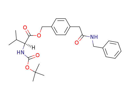 L-Valine, N-[(1,1-dimethylethoxy)carbonyl]-,
[4-[2-oxo-2-[(phenylmethyl)amino]ethyl]phenyl]methyl ester