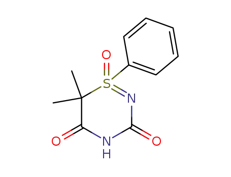 1l4-1,2,4-Thiadiazine-3,5(4H,6H)-dione, 6,6-dimethyl-1-phenyl-,
1-oxide