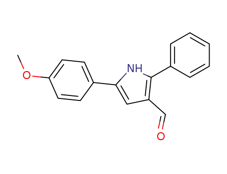 1H-Pyrrole-3-carboxaldehyde, 5-(4-methoxyphenyl)-2-phenyl-