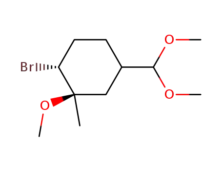 2-Brom-1-methoxy-5-dimethoxymethyl-1-methyl-cyclohexan