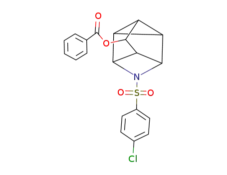 7-benzoyloxy-4-(4'-chlorophenylsulfonyl)-4-azatetracyclo<3.3.0.0<sup>2,8</sup>.0<sup>3,6</sup>>octane