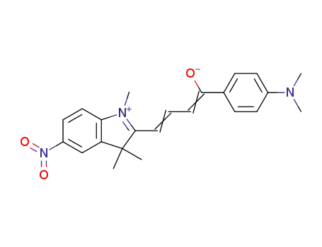 1,3,3-Trimethyl-5-nitro-2-<3-(p-dimethylaminobenzoyl)-2-propen-1-ylidene>indoline