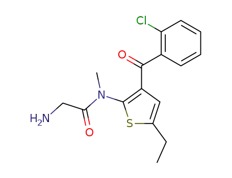 2-Amino-N-[3-(2-chloro-benzoyl)-5-ethyl-thiophen-2-yl]-N-methyl-acetamide