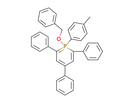 1-benzyloxy-2,4,6-triphenyl-1-<i>p</i>-tolyl-1λ<sup>5</sup>-phosphinine