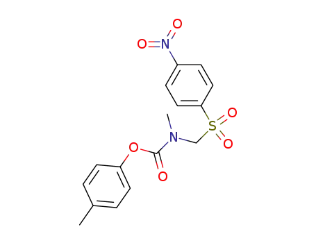 Methyl-(4-nitro-benzenesulfonylmethyl)-carbamic acid p-tolyl ester