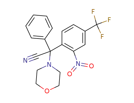 morpholin-4-yl-(2-nitro-4-trifluoromethyl-phenyl)-phenyl-acetonitrile