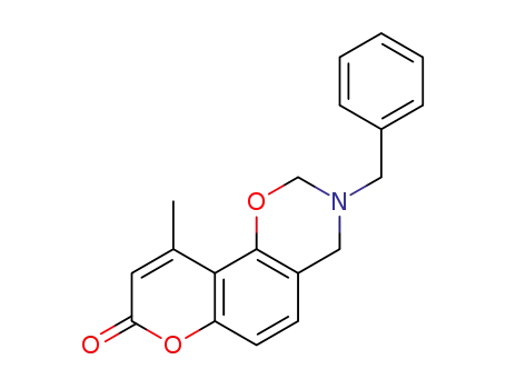 3-benzyl-10-methyl-3,4-dihydro-2<i>H</i>-chromeno[6,5-<i>e</i>][1,3]oxazin-8-one