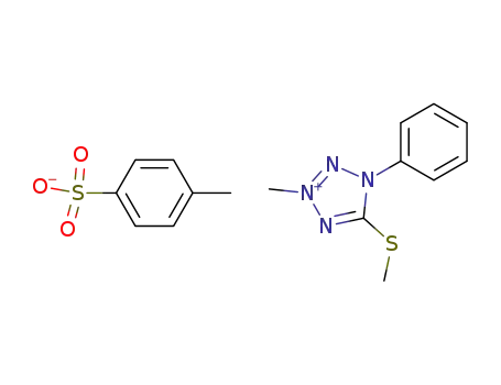 Toluene-4-sulfonate2-methyl-5-methylsulfanyl-4-phenyl-4H-tetrazol-2-ium;