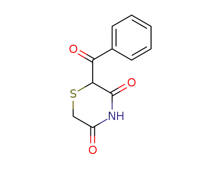 Molecular Structure of 24867-02-5 (2-benzoyl-thiomorpholine-3,5-dione)