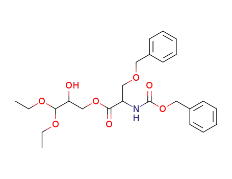 3-O-(O-Benzyl-N-benzyloxycarbonyl-DL-seryl)-DL-glycerinaldehyd-diethylacetal