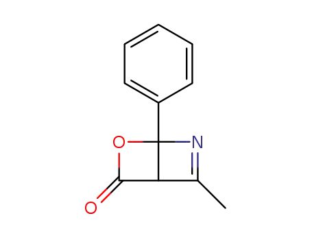 5-Methyl-1-phenyl-2-oxa-6-aza-bicyclo[2.2.0]hex-5-en-3-one