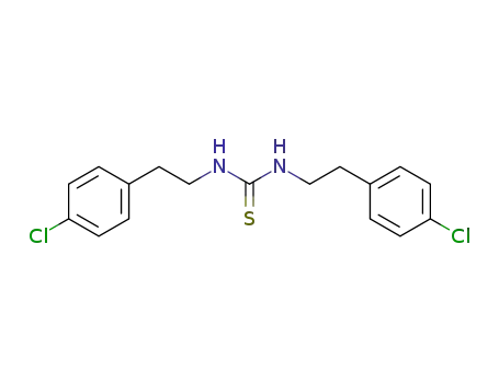 Molecular Structure of 18085-25-1 (Thiourea, N,N'-bis[2-(4-chlorophenyl)ethyl]-)