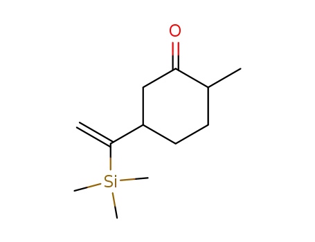 2-Methyl-5-(1-trimethylsilylvinyl)-cyclohexanon