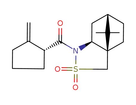 4-((1R)-2-methylenecyclopentyl-1-oxomethyl)-(7R)-10,10-dimethyl-5-thia-4-azatricyclo<5.2.1.0<sup>3,7</sup>>decane-5,5-dioxide