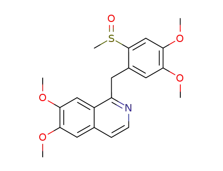 1-(2-Methanesulfinyl-4,5-dimethoxy-benzyl)-6,7-dimethoxy-isoquinoline