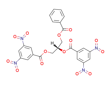 1,2-di-O-(3,5-dinitrobenzoyl)-3-O-benzoyl-sn-glycerol