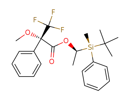 (S)-3,3,3-Trifluoro-2-methoxy-2-phenyl-propionic acid (S)-1-((R)-tert-butyl-methyl-phenyl-silanyl)-ethyl ester