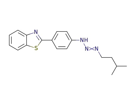2-{4-[3-(3-methyl-butyl)-triazenyl]-phenyl}-benzothiazole