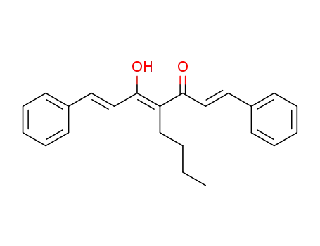 Molecular Structure of 93290-00-7 (1-Octen-3-one, 4-(1-hydroxy-3-phenyl-2-propenylidene)-1-phenyl-,
(Z,E,E)-)