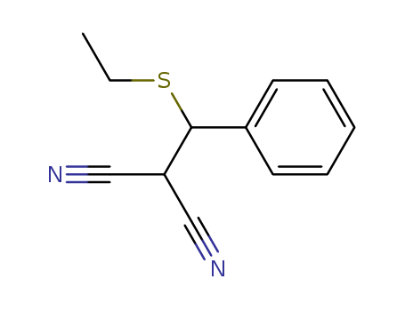Propanedinitrile, [(ethylthio)phenylmethyl]-