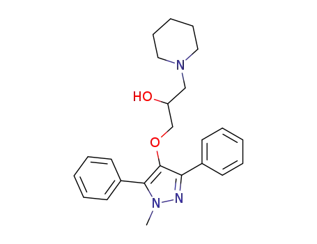 1-(1-Methyl-3,5-diphenyl-1H-pyrazol-4-yloxy)-3-piperidin-1-yl-propan-2-ol