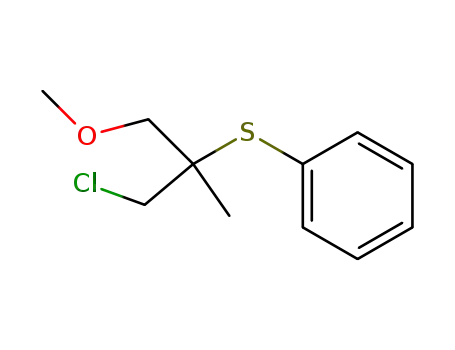 1-Chlor-3-methoxy-2-methyl-2-(phenylthio)propan