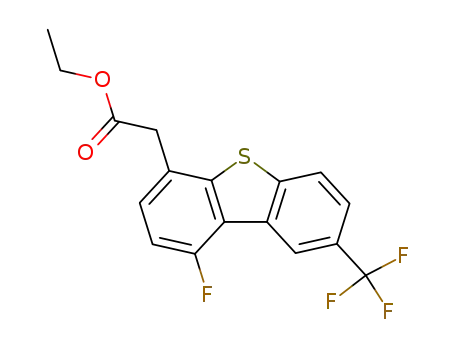 ethyl 1-fluoro-8-(trifluoromethyl)dibenzothiophene-4-acetate
