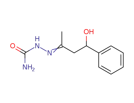 2-(3-Hydroxy-1-methyl-3-phenylpropylidene)hydrazinecarboxamide
