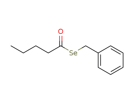 Molecular Structure of 134031-12-2 (Se-Benzyl pentaneselenoate)