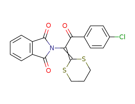 4'-Chlor-1-(1,3-dithian-2-yliden)-1-N-(phthalimido)-acetophenon