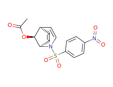 syn-8-acetoxy-2-(4'-nitrophenylsulfonyl)-2-azabicyclo<3.2.1>octa-3,6-diene