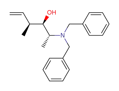 (3R*,4S*,5S*)-5-(Dibenzylamino)-3-methyl-1-hexen-4-ol