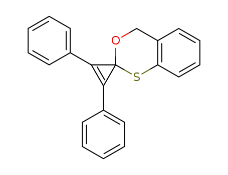 2',3'-Diphenylspiro<4H-3,1-benzoxathiin-2,1'-<2>cyclopropen>