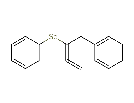 Benzene, [[1-(phenylmethyl)-1,2-propadienyl]seleno]-