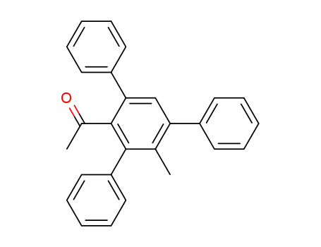 Molecular Structure of 80948-26-1 (3-Methyl-2,4,6-triphenyl-acetophenon)
