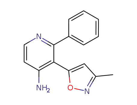 4-Pyridinamine, 3-(3-methyl-5-isoxazolyl)-2-phenyl-
