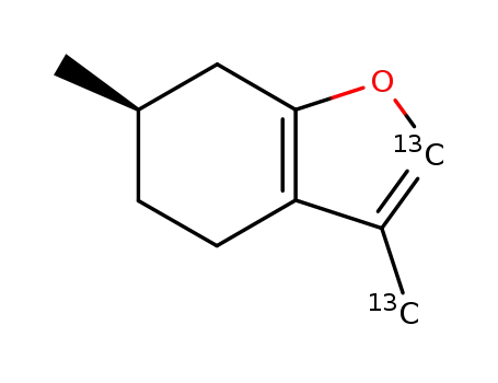 <2,8-(13)C2>-(R)-Menthofuran