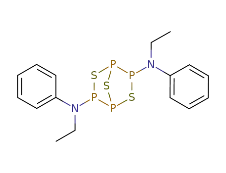 N,N'-Diethyl-N,N'-diphenyl-2,5,7-trithia-1,3,4,6-tetraphospha-bicyclo[2.2.1]heptane-3,6-diamine