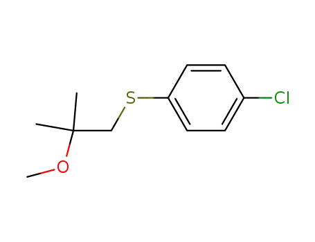 Benzene, 1-chloro-4-[(2-methoxy-2-methylpropyl)thio]-
