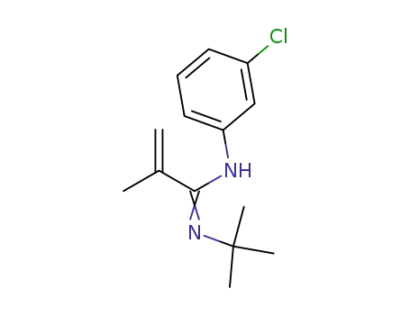 N-(3-chlorophenyl)-2-methyl-N-tert-butyl-prop-2-enimidamide