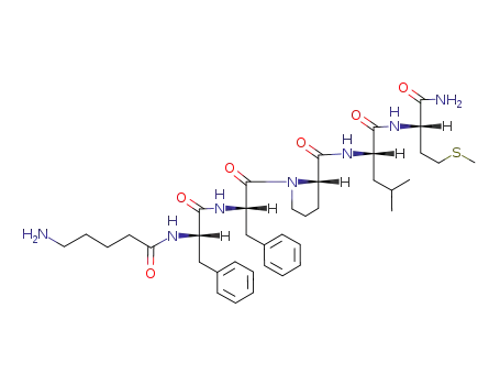 L-Methioninamide,
N-(5-amino-1-oxopentyl)-L-phenylalanyl-L-phenylalanyl-L-prolyl-L-leucyl-