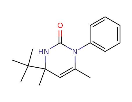 4-t-butyl-4,6-dimethyl-1-phenyl-3,4-dihydropyrimidin-2(1H)-one