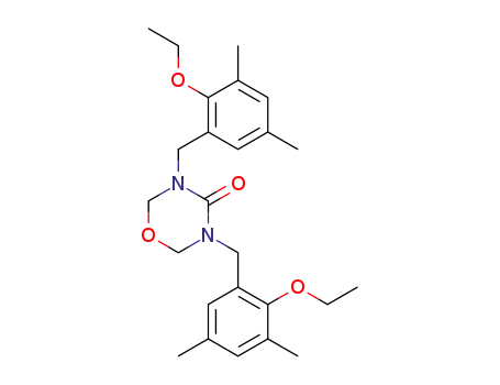 3,5-bis-(2-ethoxy-3,5-dimethyl-benzyl)-tetrahydro-[1,3,5]oxadiazin-4-one