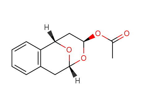 (2R<sup>*</sup>,4R<sup>*</sup>,6S<sup>*</sup>)-(+/-)-(2,6-Epoxy-1,4,5,6-tetrahydro-2H-3-benzoxocin-4-yl)-acetat