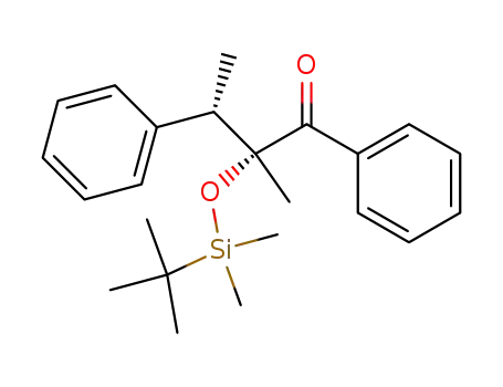 (2R,3S)-2-(tert-Butyl-dimethyl-silanyloxy)-2-methyl-1,3-diphenyl-butan-1-one