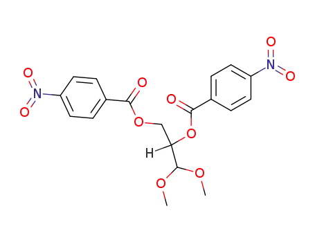 (+/-)-2,3-bis-(4-nitro-benzoyloxy)-propionaldehyde dimethylacetal