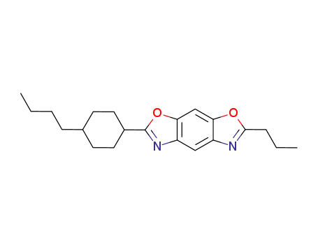 Molecular Structure of 132668-27-0 (2-(4-Butyl-cyclohexyl)-6-propyl-benzo[1,2-d;5,4-d']bisoxazole)