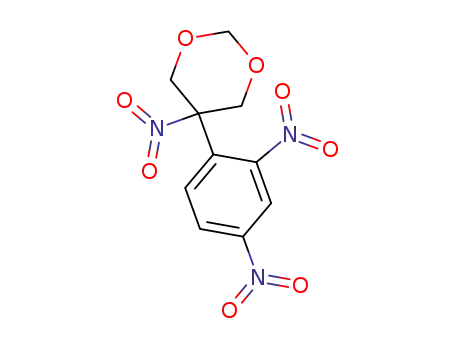 Molecular Structure of 111678-72-9 (1,3-Dioxane, 5-(2,4-dinitrophenyl)-5-nitro-)